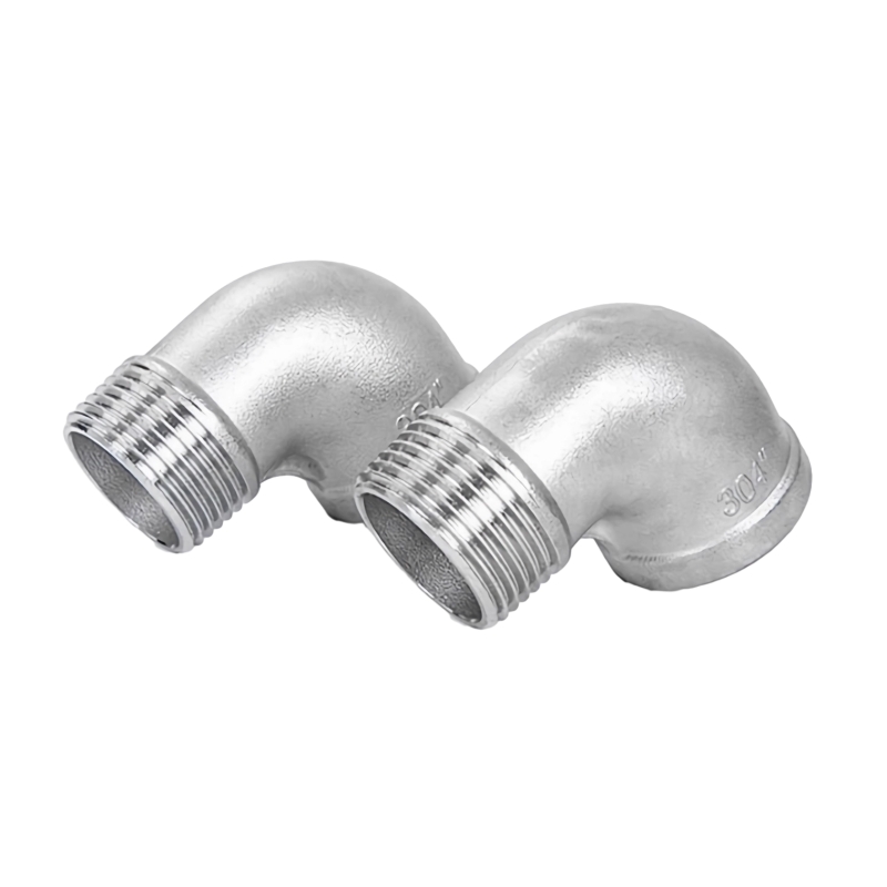 فولاد ضد زنگ با قطر مساوی جعلی 90 درجه آرنج خیابان