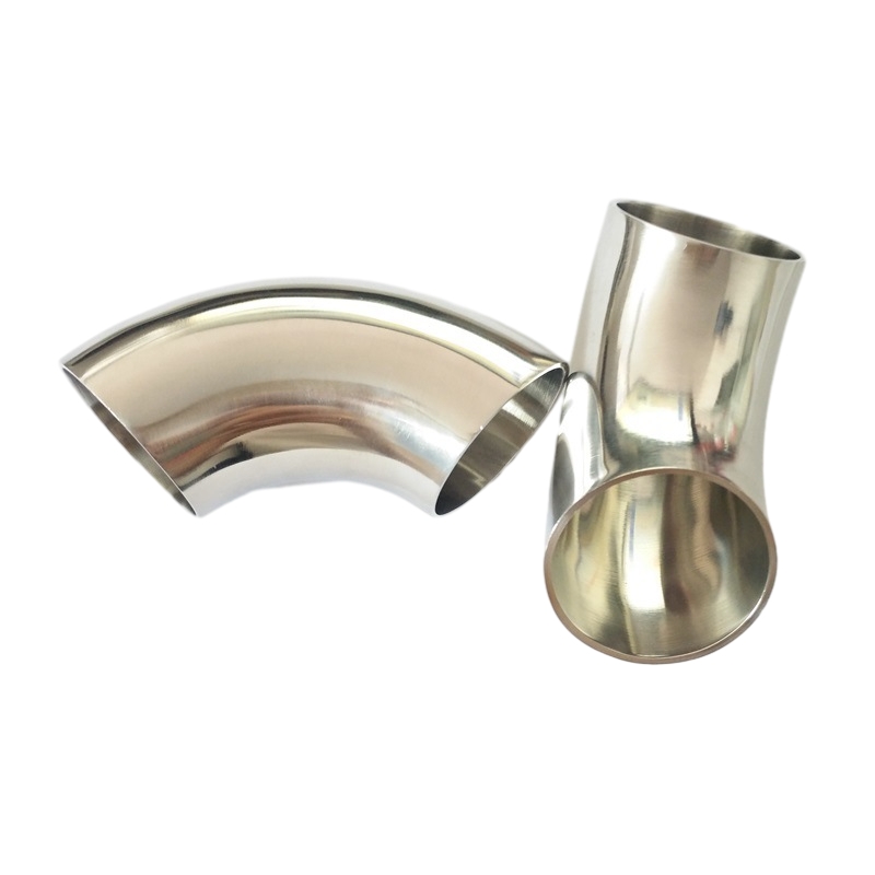 جوشکاری باسن استیل ضد زنگ 90 درجه شعاع کوتاه (SR)