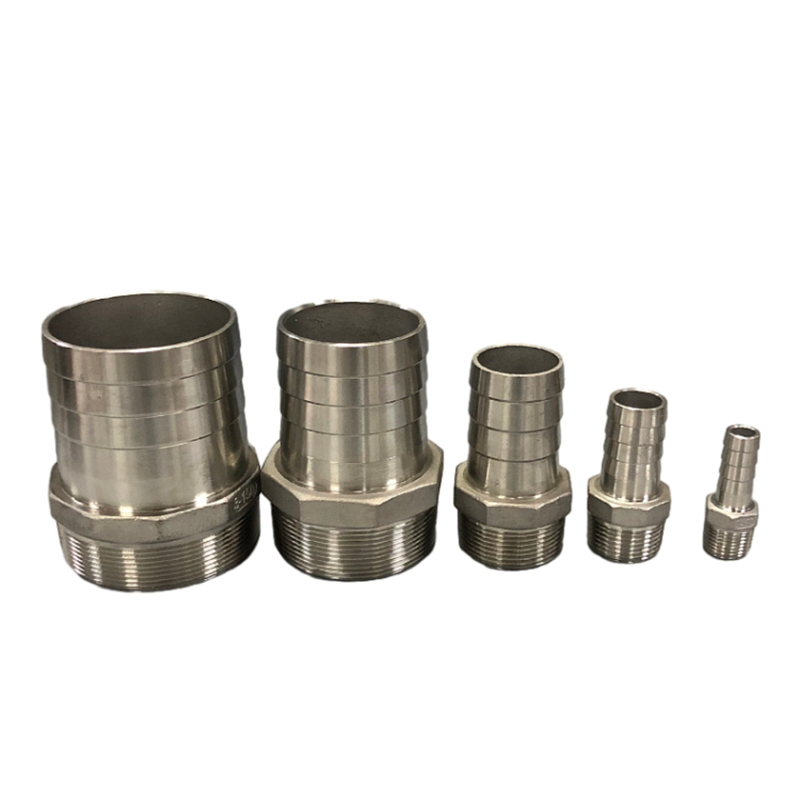 شیلنگ خاردار نوک پستان 304 اتصالات لوله ریخته گری از جنس استنلس استیل