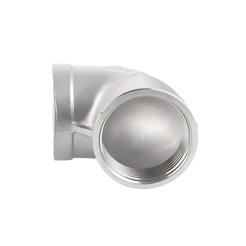 316L فولاد ضد زنگ گرم Diped Threaded 90 درجه اتصالات لوله آرنج